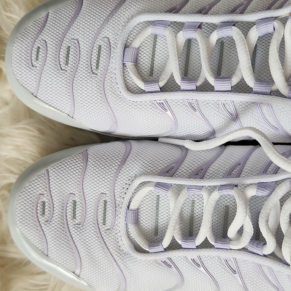 Nike Air Max Plus White Platinum Purple Sneakers Womens UK 6/ EU40/ US 8.5 - Picture 15 of 17